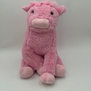 Pink Plush Pig Stuffed Animal Soft Farm Pig Toy Kids Plush 16 Inch